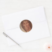 Rublev Jesus Jezus Icon Ronde Sticker (Envelop)