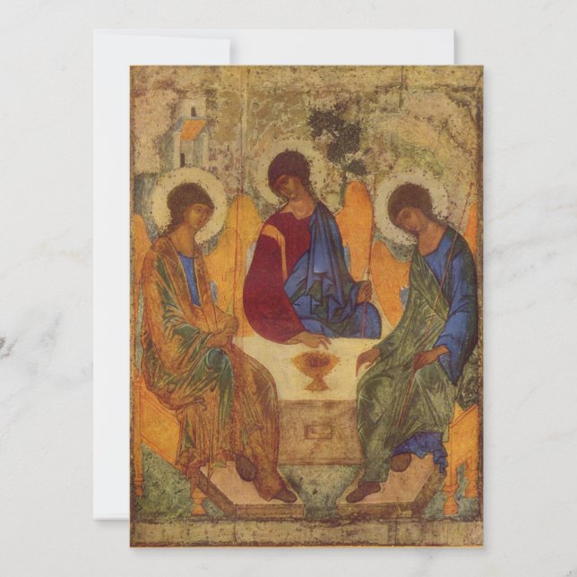 Rublev Trinity aan tafel (Voorkant)