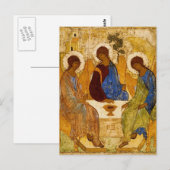 Rublev Trinity aan tafel Briefkaart (Voorkant / Achterkant)