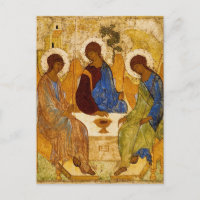 Rublev Trinity aan tafel