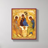 Rublev Trinity aan tafel Canvas Afdruk (Voorkant)