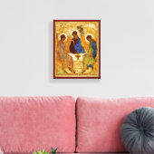 Rublev Trinity aan tafel Canvas Afdruk (Insitu (Woonkamer))