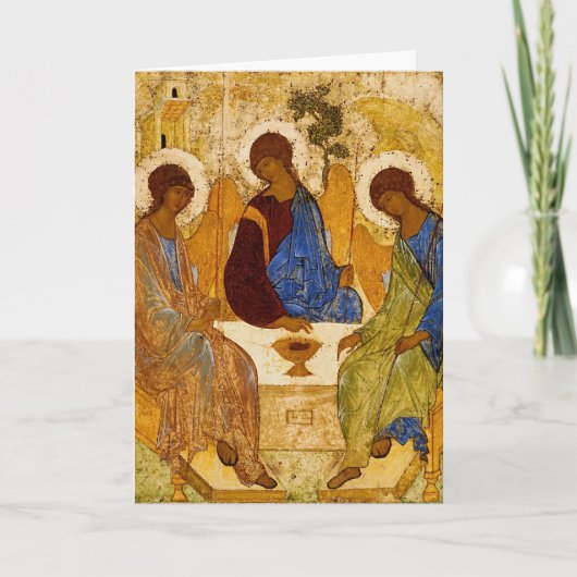 Rublev Trinity aan tafel Kaart (Voorkant)
