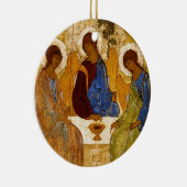 Rublev Trinity aan tafel Keramisch Ornament (Rechts)
