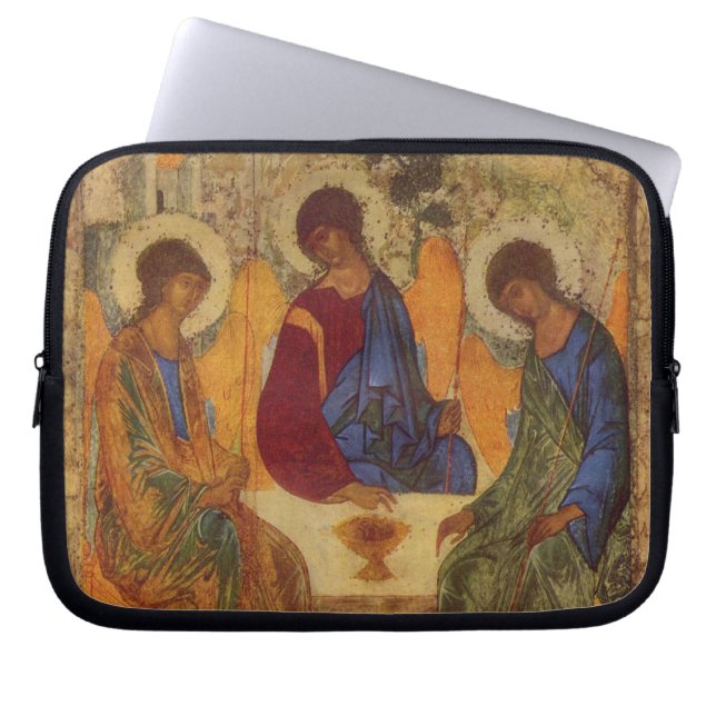 Rublev Trinity aan tafel Laptop Sleeve (Voorkant)