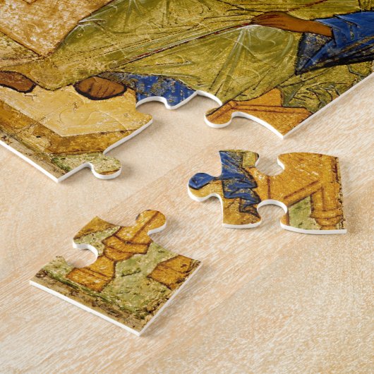 Rublev Trinity aan tafel Legpuzzel (Zijkant)