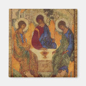 Rublev Trinity aan tafel Magneet (Voorkant)