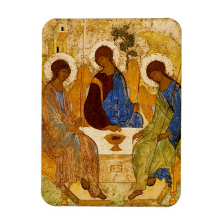 Rublev Trinity aan tafel Magneet