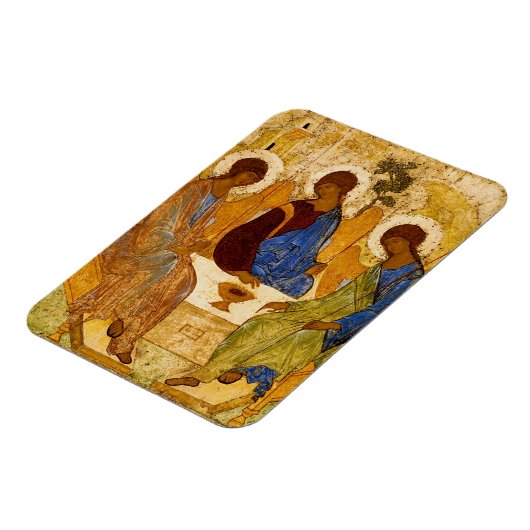 Rublev Trinity aan tafel Magneet (Linkerzijde)