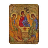 Rublev Trinity aan tafel Magneet (Verticaal)