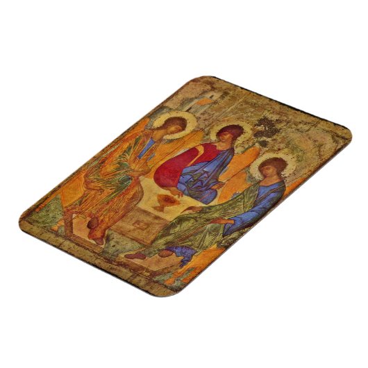 Rublev Trinity aan tafel Magneet (Linkerzijde)