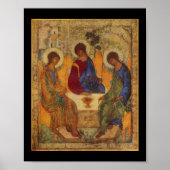Rublev Trinity aan tafel Poster (Voorkant)
