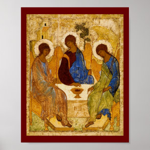 Rublev Trinity aan tafel Poster