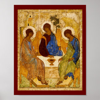 Rublev Trinity aan tafel Poster