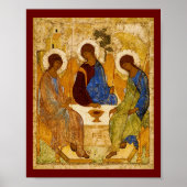 Rublev Trinity aan tafel Poster (Voorkant)