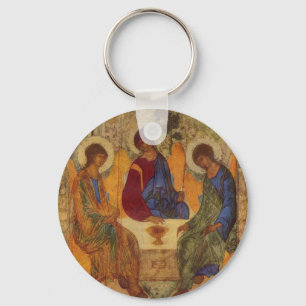 Rublev Trinity aan tafel Sleutelhanger