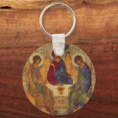 Rublev Trinity aan tafel Sleutelhanger (Voorkant)