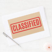 Rubriek Rechthoekige Sticker (Envelop)