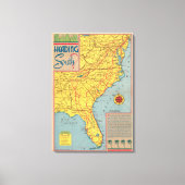 Rubriek Zuid - oostkust Verenigde Staten Canvas Afdruk (Voorkant)