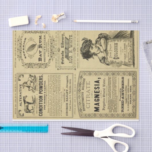  rubrieksadvertenties tissuepapier (Craft)