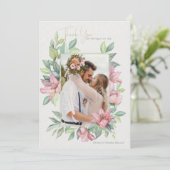 Rubrum Lilies Foto Hartelijk dank Bedankkaart (Staand voorkant)