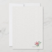 Rubrum Lilies Foto Hartelijk dank Bedankkaart (Achterkant)