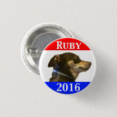 Ruby 2016 ronde button 3,2 cm (Voorkant /achterkant)