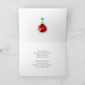 Ruby (40e) huwelijksjubileumkaart kaart (Binnen)