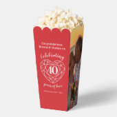 Ruby 40th trouwdag rood nu dan foto's bedankdoosjes (Popped)