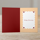 Ruby 40th wedding anniversary yellow dogs card kaart
