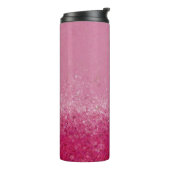Ruby Abstract Thermal Tumbler Thermosbeker (Gedraaid links)