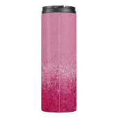 Ruby Abstract Thermal Tumbler Thermosbeker (Achterkant)
