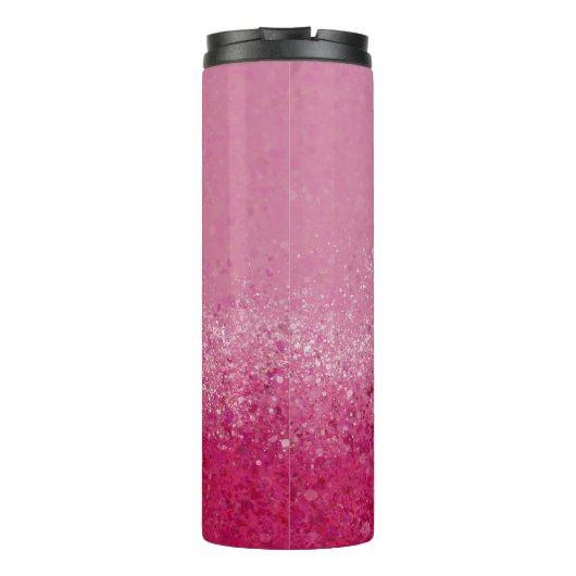 Ruby Abstract Thermal Tumbler Thermosbeker (Achterkant)