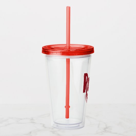 Ruby Acryl Drinkbeker (Rechts)