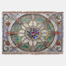 Ruby, Amethist, Sapphire en Pearl, Mandala