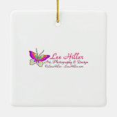 Ruby, Amethist, Sapphire en Pearl, Mandala Keramisch Ornament (Achterkant)