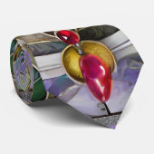 Ruby, Amethist, Sapphire en Pearl, Mandala Stropdas (Opgerold)