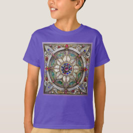 Ruby, Amethist, Sapphire en Pearl, Mandala T-shirt