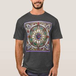 Ruby, Amethist, Sapphire en Pearl, Mandala T-shirt