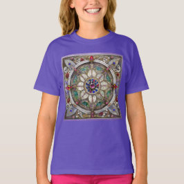 Ruby, Amethist, Sapphire en Pearl, Mandala T-shirt