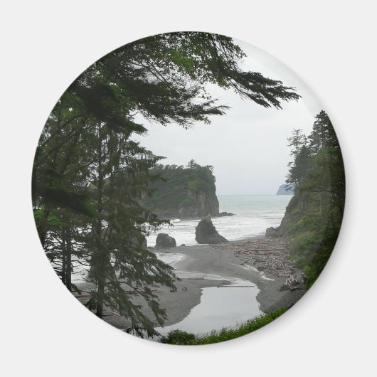 Ruby Beach kustlijn Magneet (Voorkant)