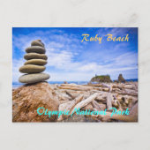 Ruby Beach - Nationaal Park van de Olympische Spel Briefkaart (Voorkant)