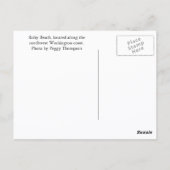 Ruby Beach, Washington Reisfoto Briefkaart (Achterkant)