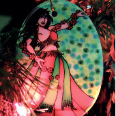 Ruby Belly Dancer Keramisch Ornament