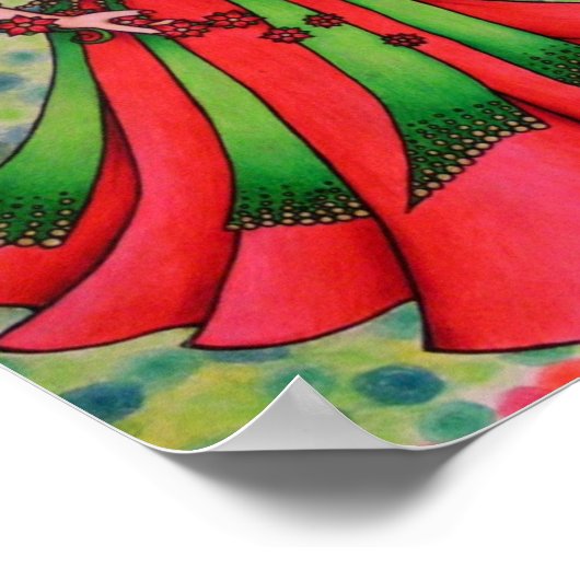 Ruby Belly Dancer Print (Hoek)