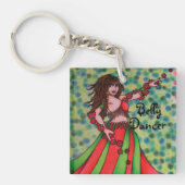 Ruby Belly Dancer Sleutelhanger (Voorkant)