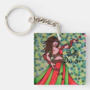 Ruby Belly Dancer Sleutelhanger