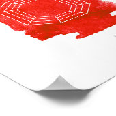 Ruby Birthstone juli Poster (Hoek)