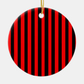 Ruby Black Ceramic Ornament (Voorkant)
