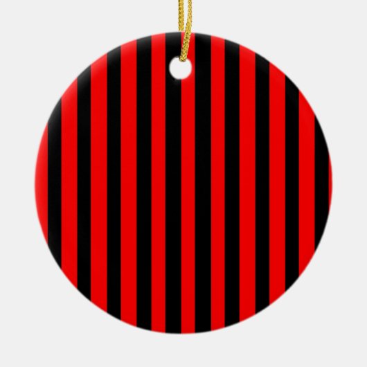 Ruby Black Ceramic Ornament (Voorkant)